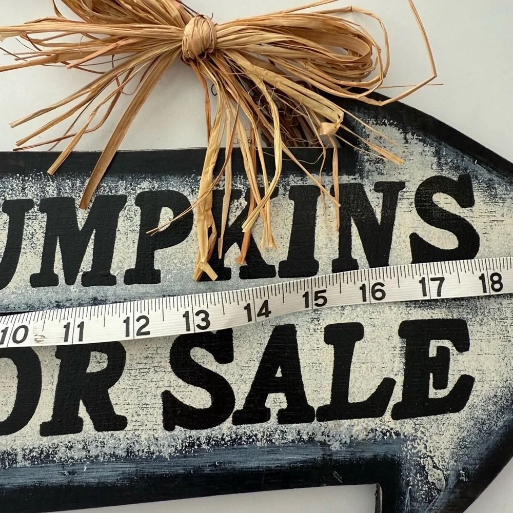 AUTUMN RUSTIC PUMPKINS FOR SALE HANGING DECORATION